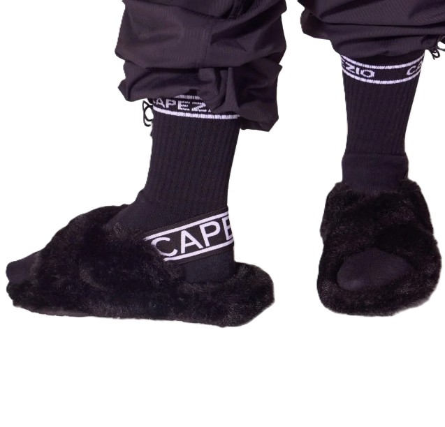 Flury slippers sorte Flury slippers sorte